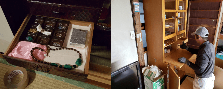 遺品の中から貴重品を徹底して探索｜遺品整理オラフグループ